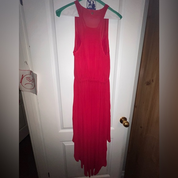 EUC Red Guess High Low Dress Small - Picture 2 of 2